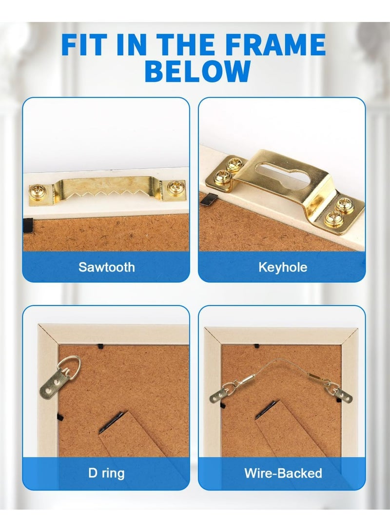 Drywall الصورة معلقة الخطاك مخلب: 15 قطعة 40 رطل كبيرة جدار صورة إطار شنقات - فن شنقات لا ضرر مرآة ثقيلة ملصق صورة لوحة شنقات الأجهزة مجموعة - مخلب لغرفة الديكور - Image 5