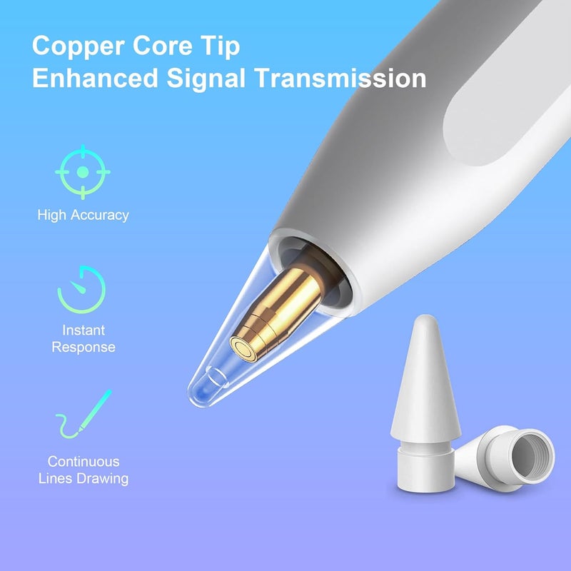 KASTWAVE Stylus Pen for iPad Pencil 2nd Generation with Magnetic Wireless Charging,Compatible with iPad Pro 12.9 in 3/4/5/6,with iPad Pro 11 inch 1/2/3/4,with iPad Air 4/5,with iPad Mini 6 - Image 5