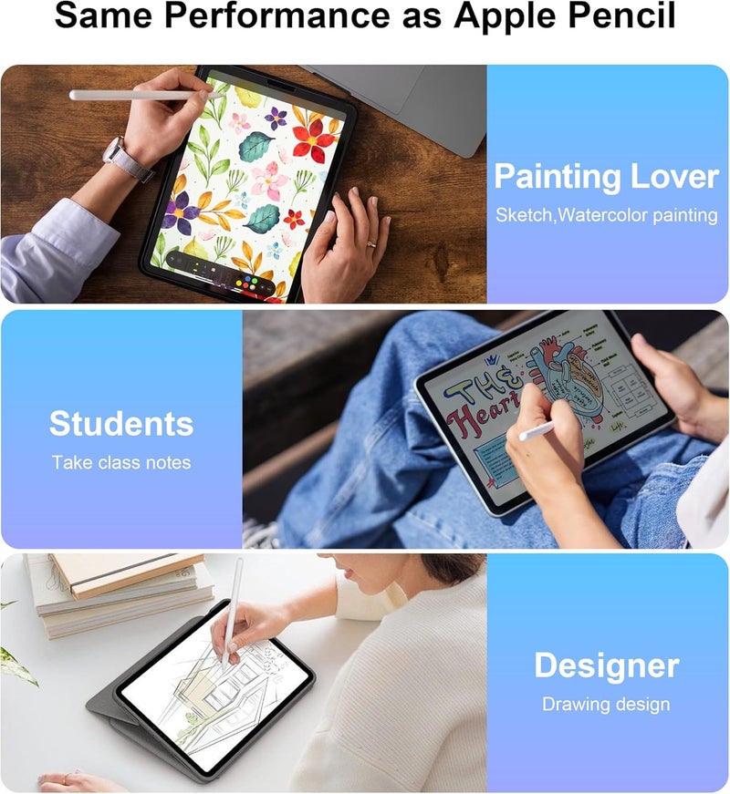 KASTWAVE Stylus Pen for iPad Pencil 2nd Generation with Magnetic Wireless Charging,Compatible with iPad Pro 12.9 in 3/4/5/6,with iPad Pro 11 inch 1/2/3/4,with iPad Air 4/5,with iPad Mini 6 - Image 3
