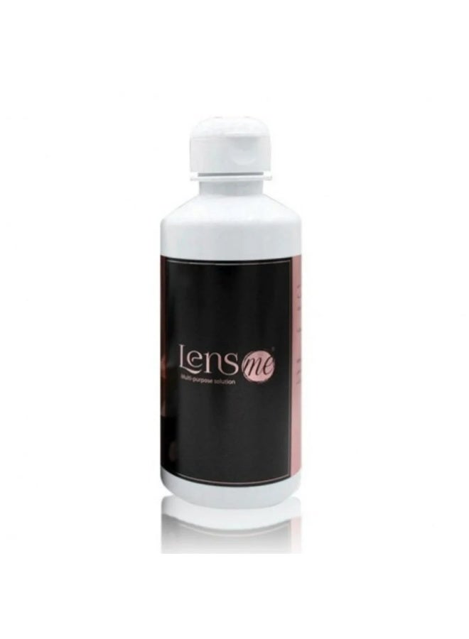 Daily multi-purpose contact lens solution for rinsing, cleaning, and disinfecting contact lenses; handbag-friendly 150ml size.