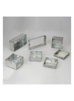 KNP Electrical Metal Back Box (150x150x75 mm) in a pack of 5 provides a reliable enclosure for electrical switches, outlets, and other devices in residential, commercial, and industrial environments.