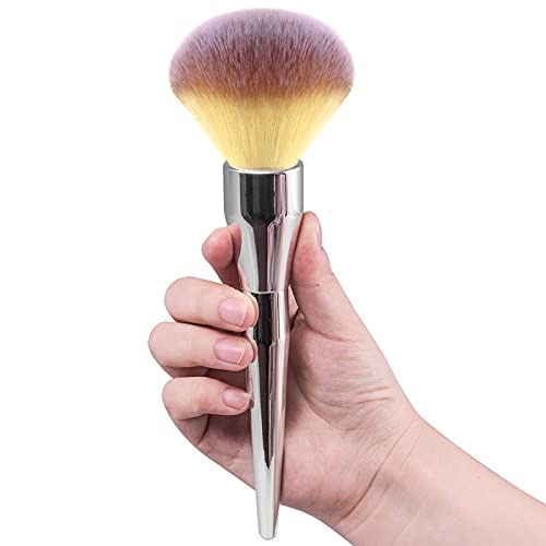 Daubigny Foundation Brush,Daubigny Large Powder Brush Flat Arched Premium Durable Kabuki Makeup Brush Perfect For Blending Liquid,Cream and Flawless Powder,Buffing, Blending,Concealer … - Image 1