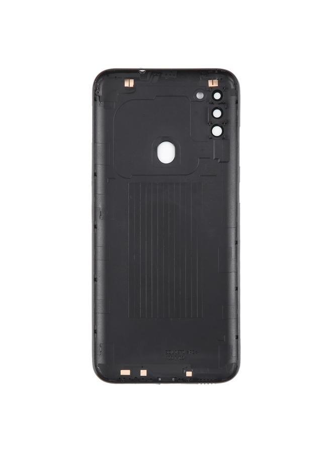 erorex For Samsung Galaxy A11 SM-A115F Back Cover with Camera Lens Cover (Black) - Image 3