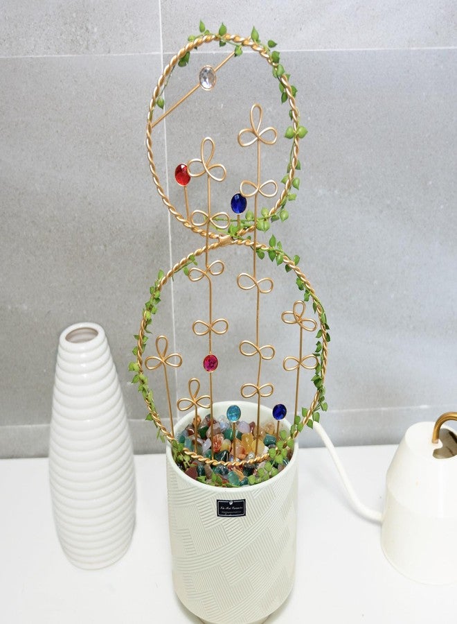 GOOOXIM 2PCS Hoya Trellis Plant Support Indoor Metal Frame Unique Trellis for Climbing Plants Potted Hoya Pots Small Houseplant Vine Support for Plant Lovers Home Decor - Image 5