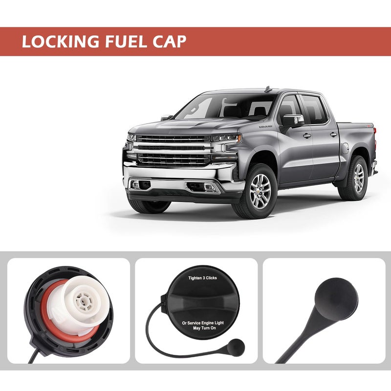 IHOTDER Fuel Tank Cap Replaces OEM#95995094 - Tight Sealing Gas Cap Compatible with Chevy Corvette,Buick Allure,GMC Canyon,Saturn Aura,Pontiac G3/G5/G6,Cadillac DTS/CTS - Car Mods Fuel Cap - Image 3