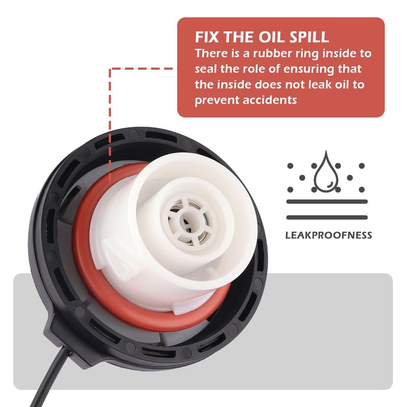 IHOTDER Fuel Tank Cap Replaces OEM#95995094 - Tight Sealing Gas Cap Compatible with Chevy Corvette,Buick Allure,GMC Canyon,Saturn Aura,Pontiac G3/G5/G6,Cadillac DTS/CTS - Car Mods Fuel Cap - Image 4