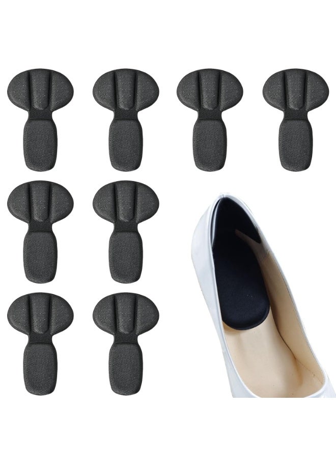 NAKODU Back of Heel Cushion Pads, 8Pcs Mesh Adhesive Heel Grips Inserts for Boots, Loose Shoes Too Big, Reusable Heel Guards Liners for Women Men, Anti Blister Shoe Liners Heel Protectors - Image 1