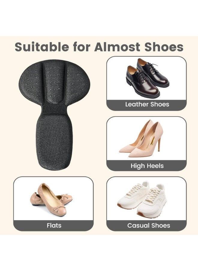 NAKODU Back of Heel Cushion Pads, 8Pcs Mesh Adhesive Heel Grips Inserts for Boots, Loose Shoes Too Big, Reusable Heel Guards Liners for Women Men, Anti Blister Shoe Liners Heel Protectors - Image 3