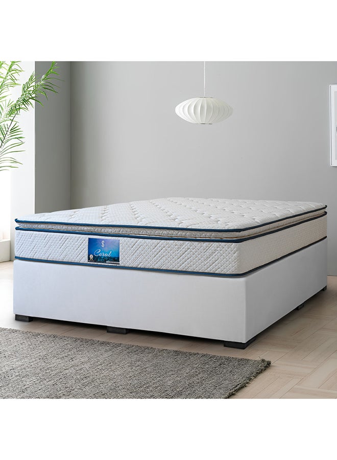 Bed and Mattress Zone Coral Pillow Top Bonnell Spring Mattress 200x210 Super King Size - Image 2