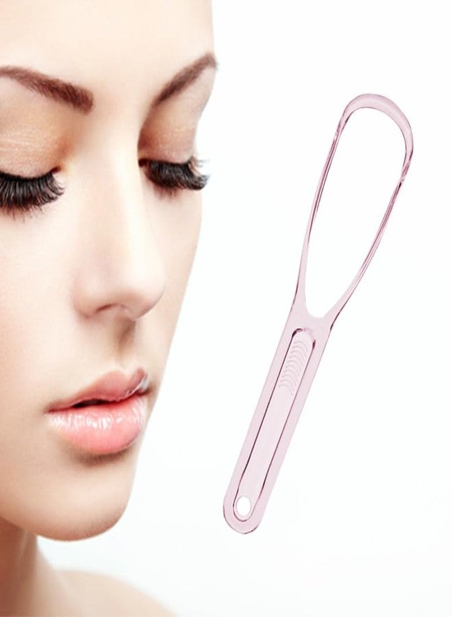 Healeved Oral Tongue Scraper Cleaner for Effective Tongue Coating Removal Breath Freshener with Food Grade Material and Ergonomic Non-Slip Handle for Daily Oral Care - Image 1