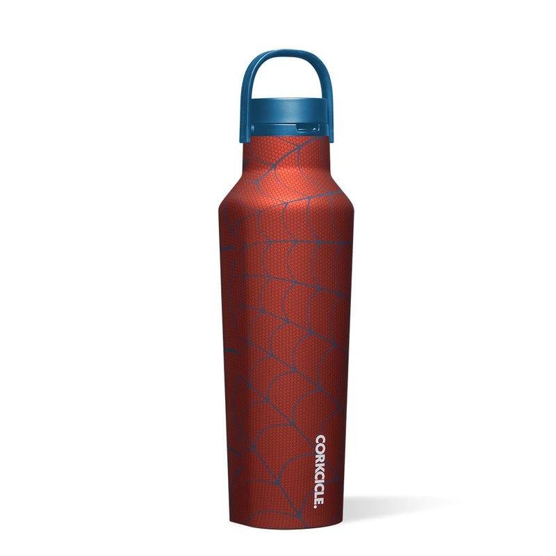 Corkcicle x Marvel Spider-Man Sport Canteen Insulated Tumbler, 20 oz – Reusable Water Bottle Keeps Beverages Cold for 25 Hours & Hot 12 Hours – Cupholder Friendly Tumbler with Screw-On Cap - Image 1
