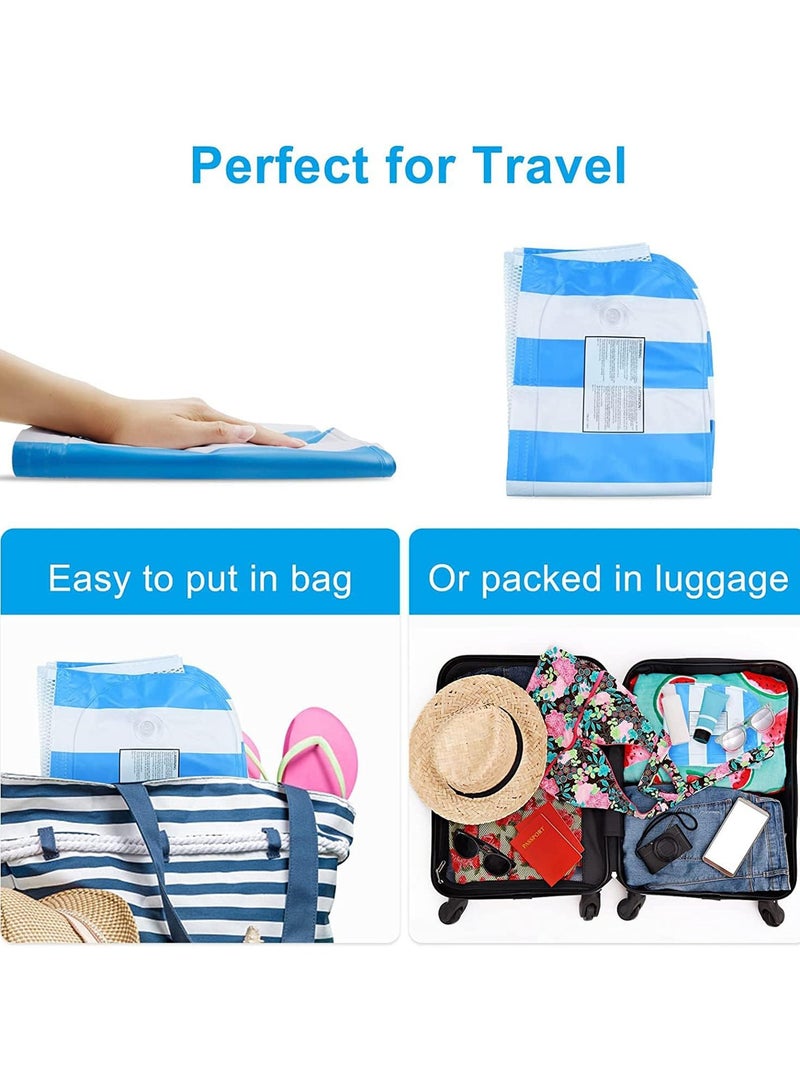 Flushrenic 4-in-1 Swimming Pool Float Hammock,Swimming Pool Float Chair,Inflatable Pool Float,for Swimming Pool, Beach,With 1pcs  Air Pump - Image 4