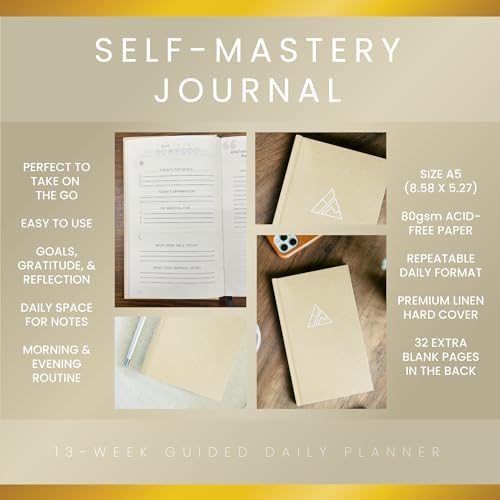 Realizations Self-Mastery Gratitude Journal for Women with Prompts - Daily Journal for Womens - Reflection Manifestation Journals for Mindfulness - 5 Minute Journaling for Womens - Guided Journals for Women & Men - Image 3