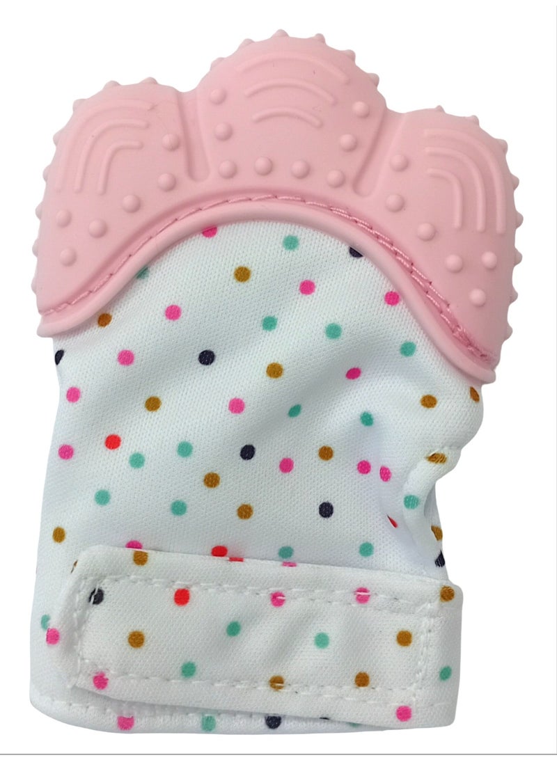 LOOFI Teething Toy Set Teethers Hand Teething Glove, a Giraffe, a Corn and Teething Brush - Baby Teething - Silicone Teethers - Baby Supplies - 4 Pieces - Color 6 - Image 2