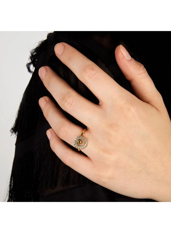 Karl Lagerfeld  Klayc570 Crystals Rings  | Best Price UAE