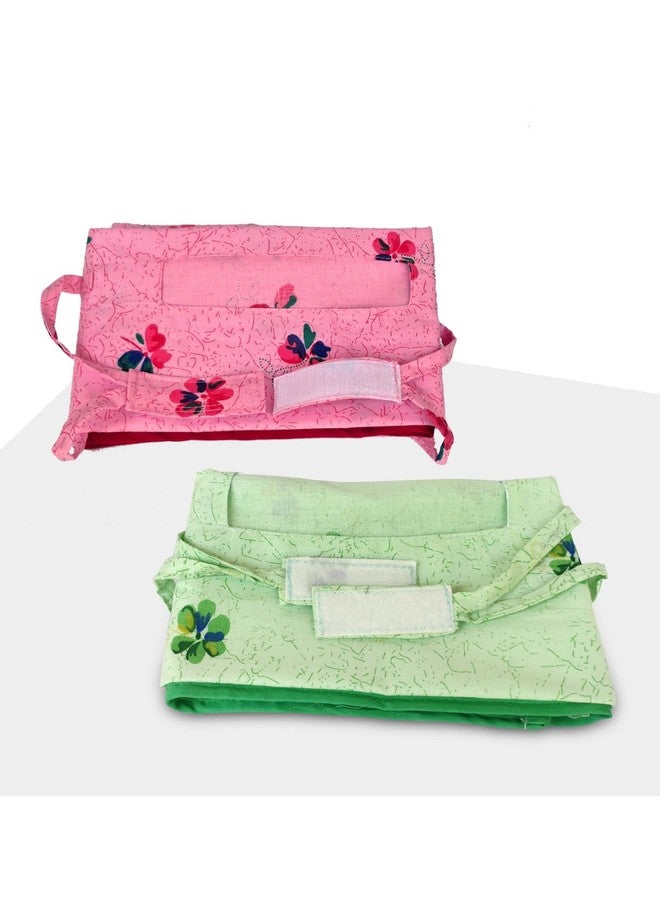 Switchon Cotton Export quality scarf mask Women Hijab for 12 yrs. and above,2 piece (Red_Green) - Image 5