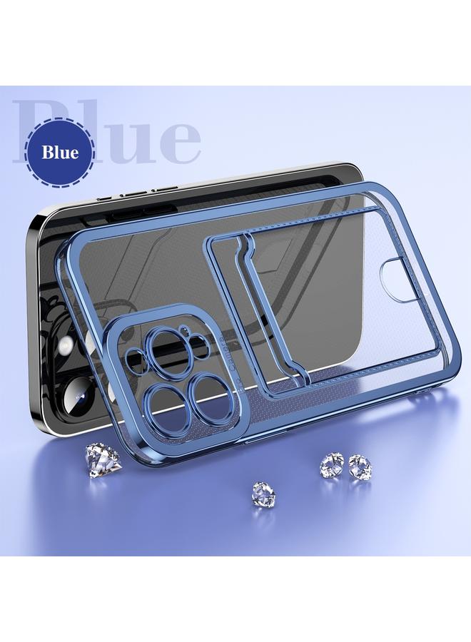 اس-توب جراب لهاتف iPhone 15 Pro Max بإطار مطلي بالكهرباء وفتحة للبطاقة - Image 2