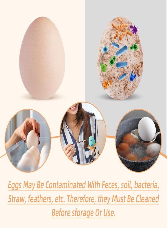 TULOBI Silicone Egg Brush Cleaner, Egg Washer for Fresh Eggs, Egg Cleaner for Fresh Eggs, Egg Scrubber for Fresh Eggs, Reusable Cleaning Tools for Egg Washer (Pink) - Image 2