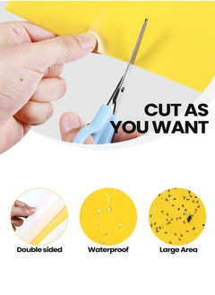 Lemon 10Pcs Yellow Double-sided Sticky Traps For Bug, Fly Trap, Insect Trap, Catch Multiple Flying Insects With Natural Mold Control Sticker, Perfect For Gardening 25cmx20cm  - Image 4