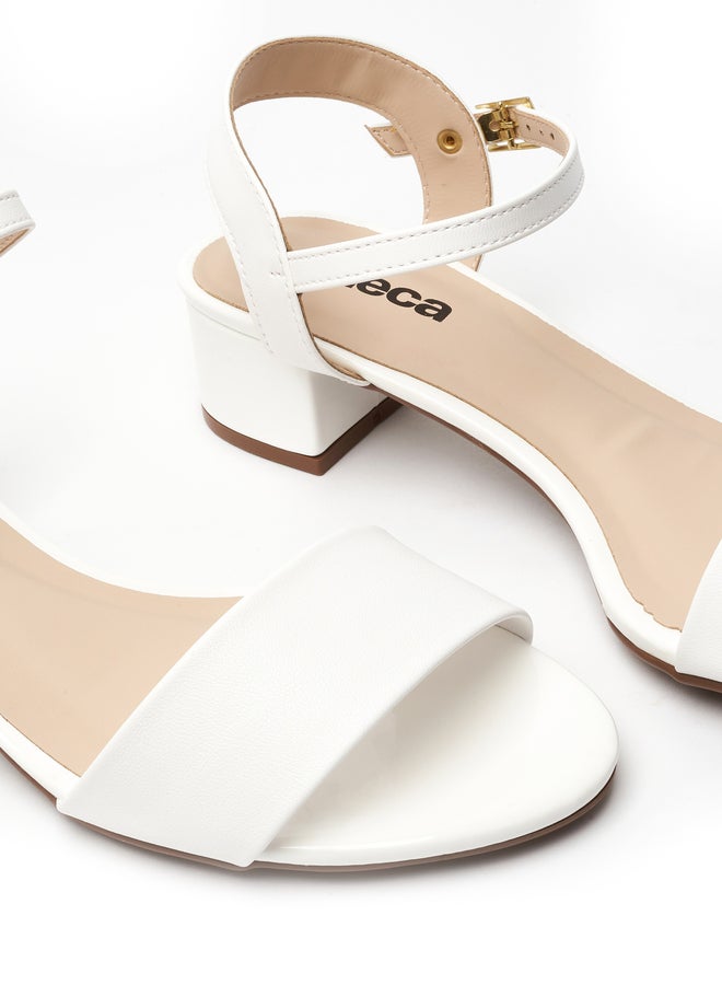 MOLECA Multi Strap Open Toe Block Heel Sandals - Image 5