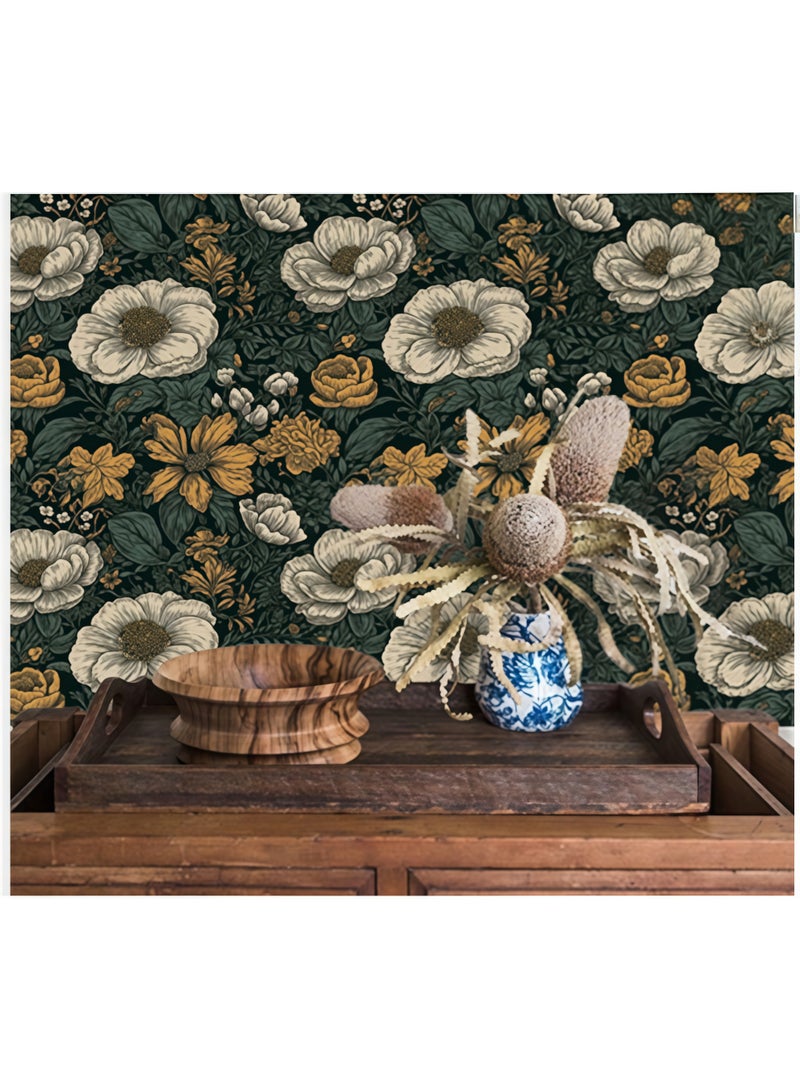 🌿✨【Self-Adhesive Wallpaper】45cm x 300cm Eco-Friendly & Odorless | Waterproof & Oil-Resistant for Kitchen | Water-Repellent | Textured Matte Design | Easy to Peel and Stick - Image 3