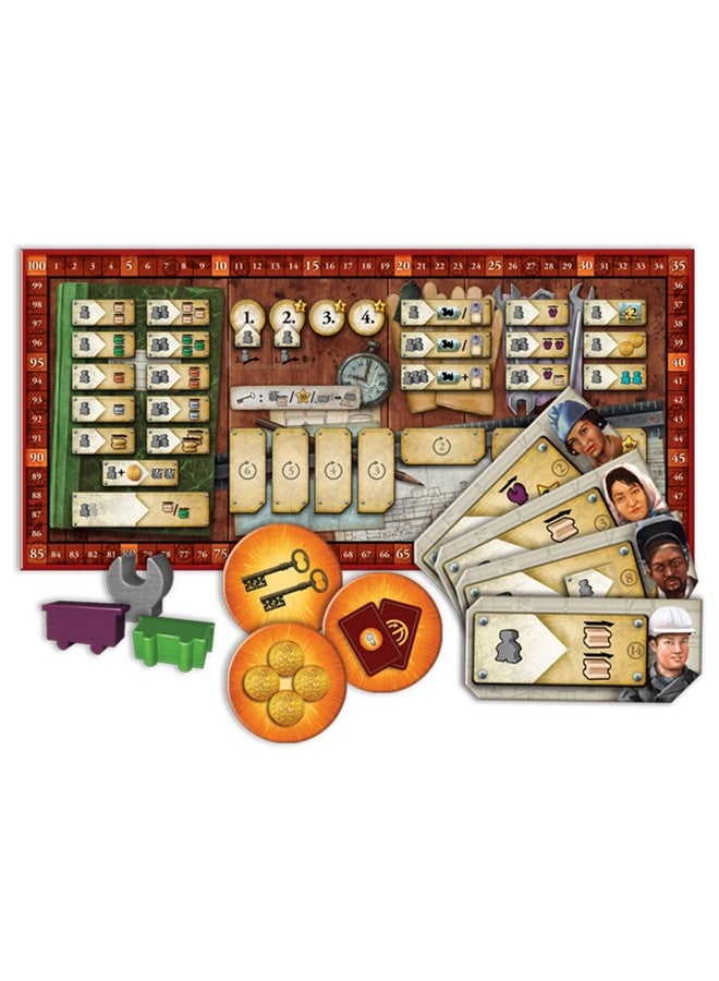 Z-Man Games Ultimate Railroads Board Game | Worker Placement Strategy Game | Train Route-Building Game for Adults and Kids | Ages 12+ | 1-4 Players | Average Playtime 90-120 Minutes - Image 2