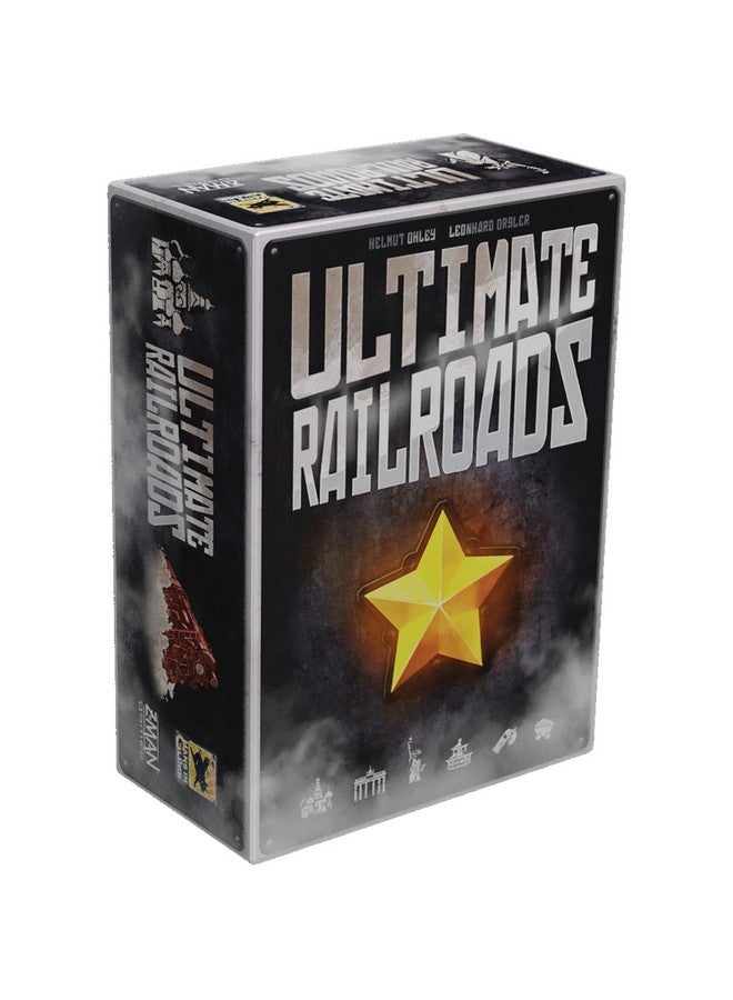 Z-Man Games Ultimate Railroads Board Game | Worker Placement Strategy Game | Train Route-Building Game for Adults and Kids | Ages 12+ | 1-4 Players | Average Playtime 90-120 Minutes - Image 1