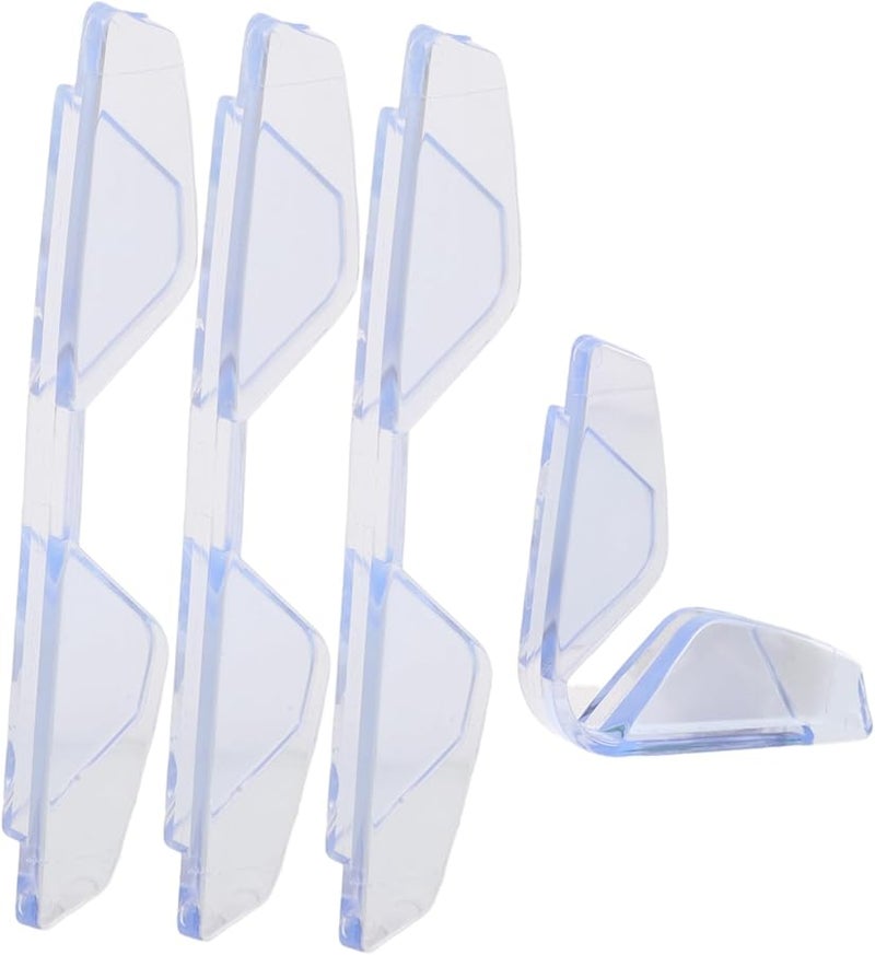 4pcs Transparent Car Door Edge Protector Soft PVC Corner Guards Easy to Install - Image 1