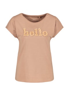 GERRY WEBER T-shirt with flock lettering, GOTS  - Image 4