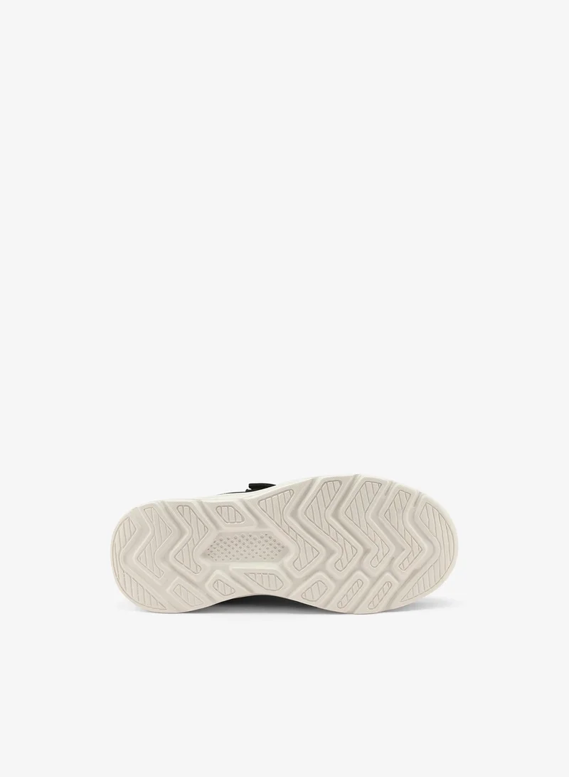 U.S. Polo Assn. black Kids Black Low-Top Casual Sneakers with Velcro Strap - Sleek Everyday Style and Comfort for Effortless Wear for Kids | Best Price UAE