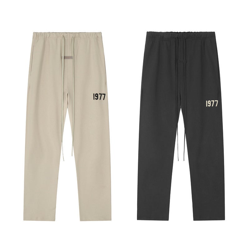 FOG ESSENTIALS Season 8 Velvet Casual Drawstring Trousers Iron Black  - Image 2