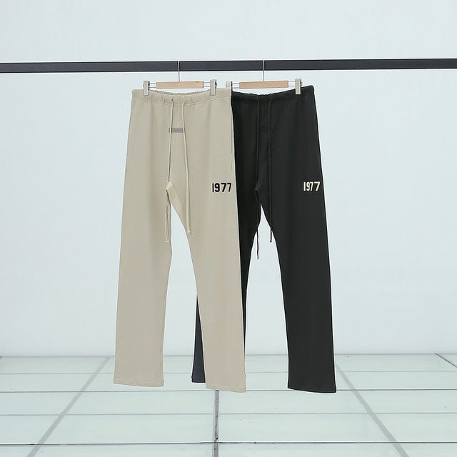 FOG ESSENTIALS Season 8 Velvet Casual Drawstring Trousers Iron Black  - Image 4
