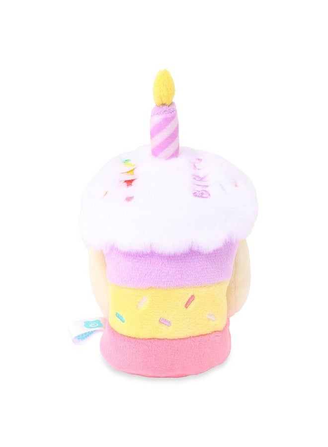 Anirollz Birthday Cake Oufitz Bunniroll Mini Plush - Soft & Cuddly Stuffed Bunny, Cute Collectible Gift for Plush Lovers, 4” Small & Adorable - Image 4