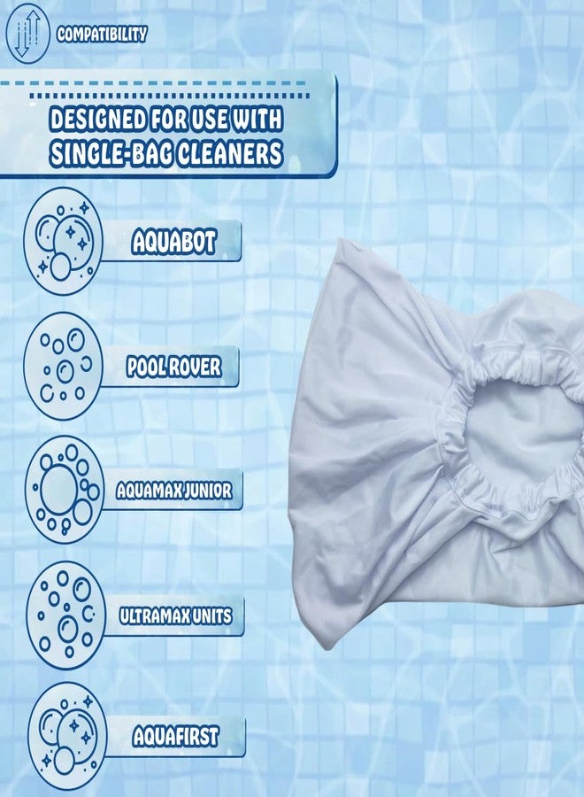 Poolzilla Pool Cleaner Replacement Fine Filter Bags 81-00 8111 - Compatible with Aquabot, Pool Rover, AquaMAX Junior, UltraMAX Units, and AquaFirst In-Ground Cleaners - Image 5