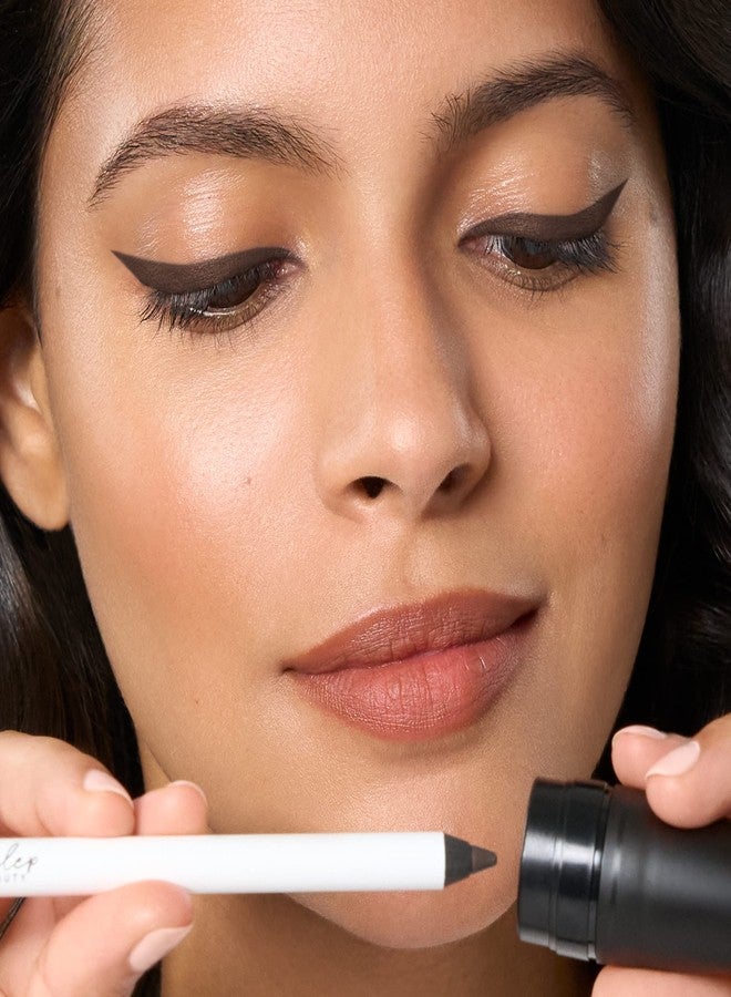 Julep Makeup Pencil Sharpener (Torpedo) + When Pencil Met Gel Sharpenable Multi-Use Longwear Eyeliner, Rich Brown - Image 5