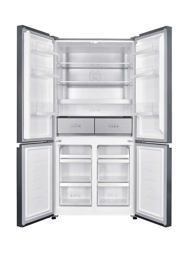 Mabe - 4-Door Side By Side Refrigerator 12.9Cu.ft, Freezer 5.2Cu.ft, 593 L, Inverter, MTB516JKRSS0 Stainless Steel - Image 1