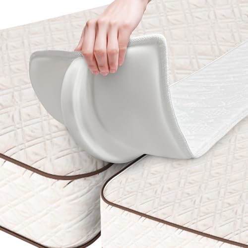 Asatdd Bed Bridge Twin Size to King Size Bed, Memory Foam Waterproof Mattress Gap Filler, Twin Size to King Size Bed Converter, 75" x 12" - Image 1