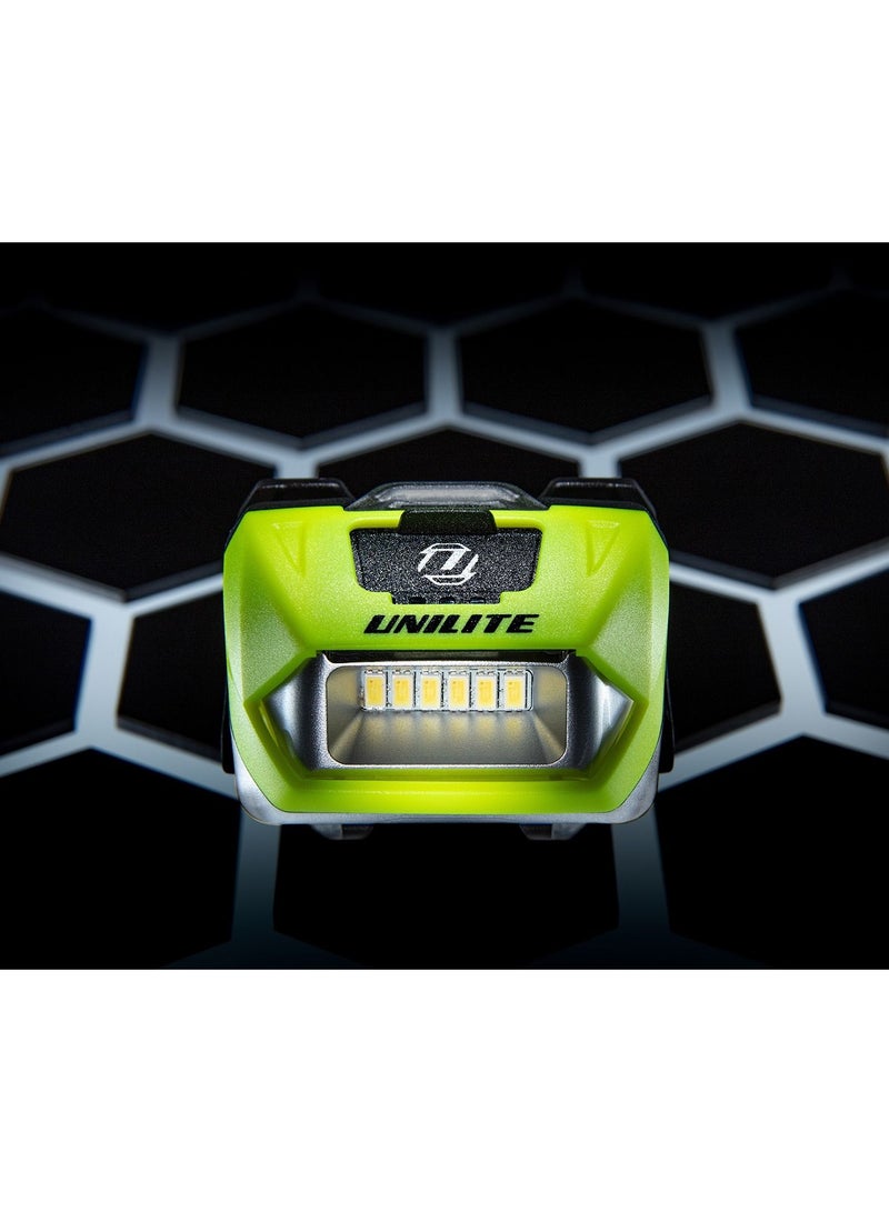 Unilite Ps Hdl9R 350 Lumen Smd Dual Power Helmet Headl Light - Image 2