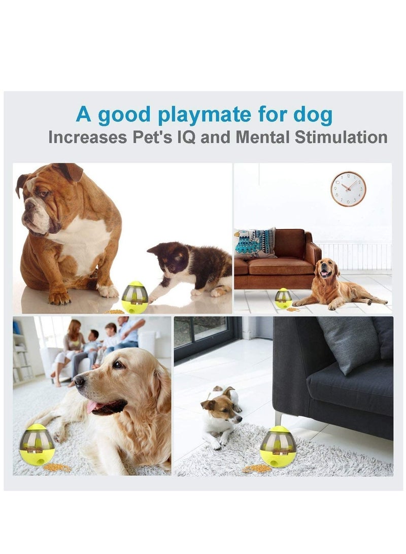 Cats and Dogs Interactive Food Dispensing Tumbler Treat Dispensing Toy Self Food Feeder For Small Medium Pets Green - Image 5