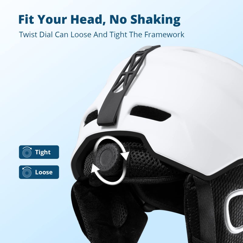 AKASO Ski Helmet for Men and Women, Snowboard Helmet, Goggles Compatible, Youth - Image 4