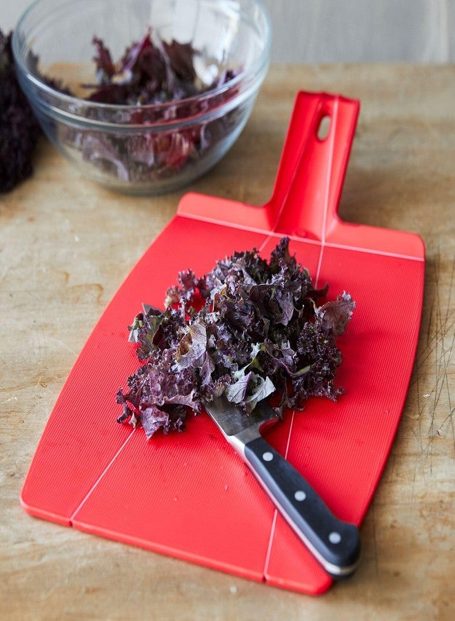 Sur La Table Prep & Pour Cutting Board, Red - Image 4