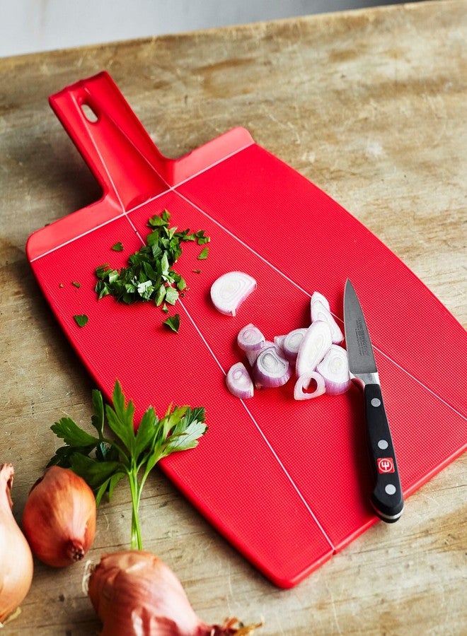 Sur La Table Prep & Pour Cutting Board, Red - Image 3
