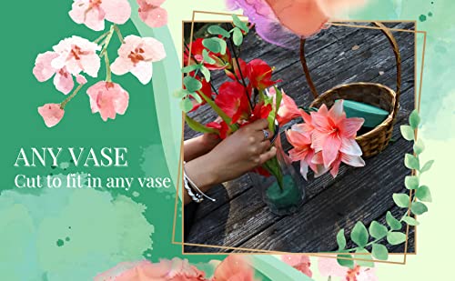 FLOFARE Pack of 6 FLOFARE Round Floral Foam Blocks for Fresh and Artificial Flowers, Each (3" X 1.5"), Dry & Wet Green Flower Foam for Flower Arrangements & Florist Supplies - Image 4