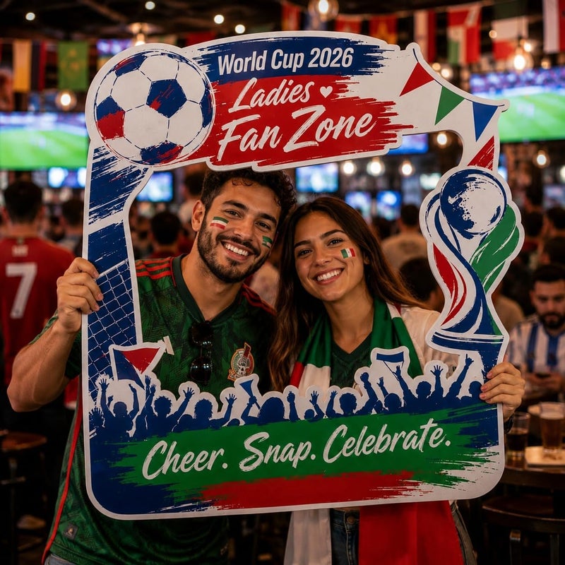 اي ار اس إطار صور كرة القدم ARS لكأس العالم FIFA 2026 - لوحة جدارية فاخرة مؤطرة بتصميم مستوحى من بطولة الولايات المتحدة الأمريكية وكندا والمكسيك، ديكور مثالي لعشاق كرة القدم في المنزل والمكتب. - Image 3