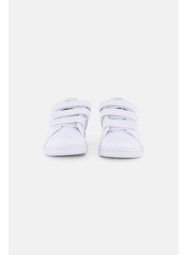 adidas Originals Toddlers Girl Stan Smith Velcro Closure Shoes, White  - Image 4