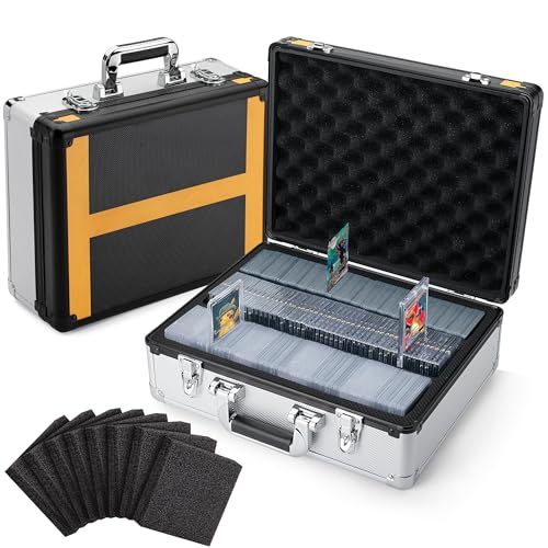 FunGuys Toploader Storage Box, Sports Card Storage Case, 600+ Top Loader, Trading Card Case Holds, One Touch Holder - Image 1