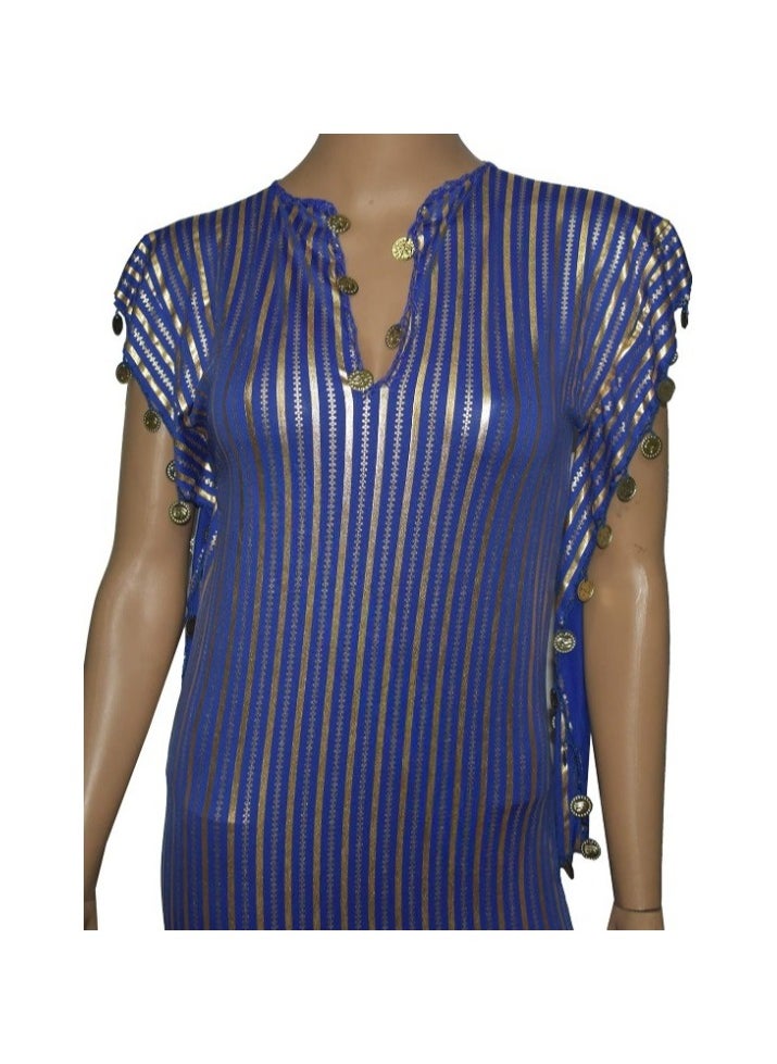Generic Abaya Dress Blue  - Image 2