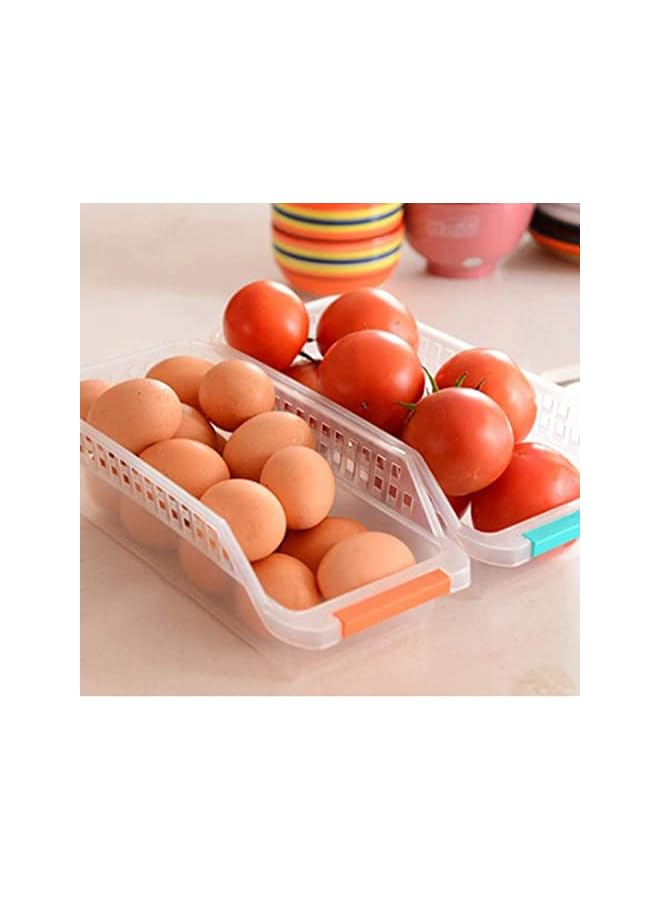 SKY-TOUCH Refrigerator Storage Organizer Bins Baskets Ideal For Fridge And Freezer Organization  Multicolor 6974042151560 - Image 4