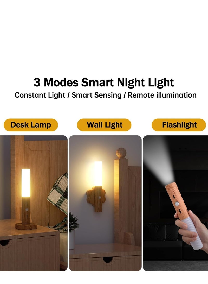 SYOSI USB Rechargeable Wall Light, Motion Sensor Night Light Portable Removable Magnetic Cordless Wireless Automatic Battery Strip Stick Lamp for Indoor Hallway Stairway Porch - Image 5