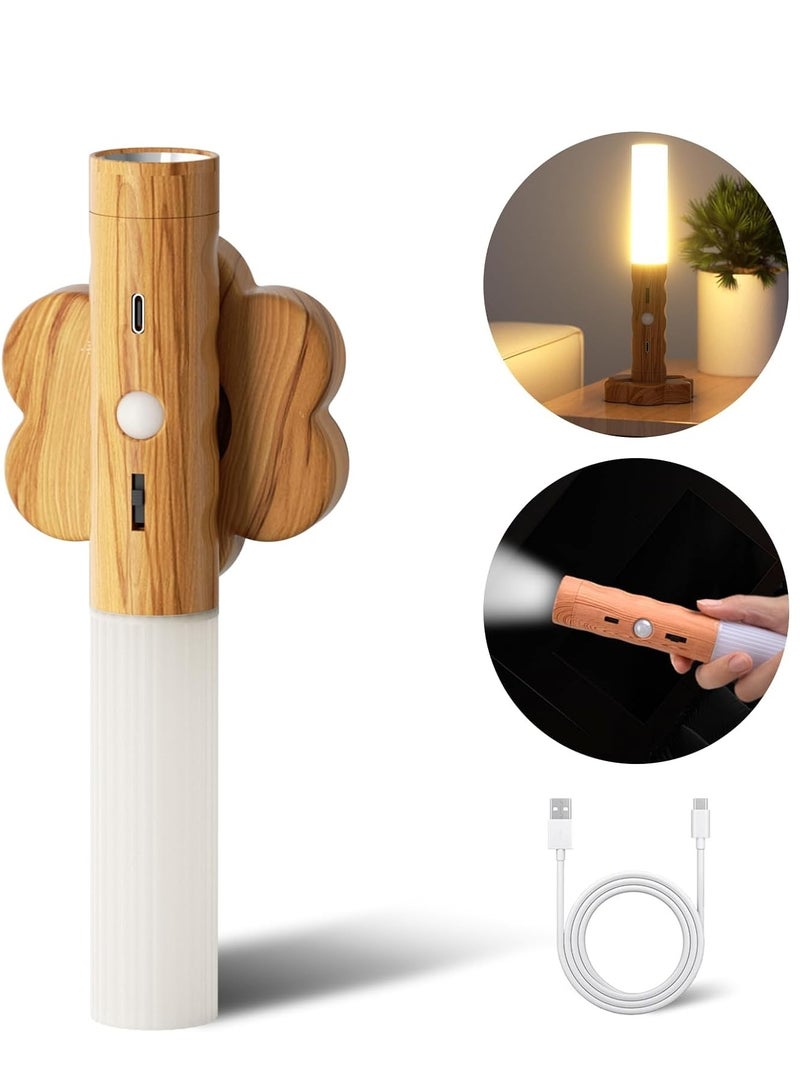 SYOSI USB Rechargeable Wall Light, Motion Sensor Night Light Portable Removable Magnetic Cordless Wireless Automatic Battery Strip Stick Lamp for Indoor Hallway Stairway Porch - Image 2